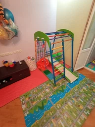Дитячий спортивний куточок для дому SportBaby "SportWood"