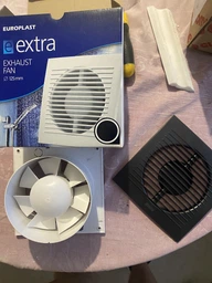 Витяжний вентилятор Europlast E-EXTRA EE125T з таймером, білий
