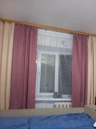Комплект Штор Декорин Микровелюр Дабл 150x270 см 2 шт Серо-бежевый с Темно-серым фото от покупателей 10