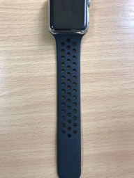Силіконовий ремінець Fruct Nike Sport Band for Apple Watch 42/44/45/46/49 mm Pine Green Gray фото від покупців 3