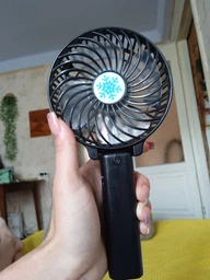 Портативний міні вентилятор ручний акумуляторний mini fan рожевий