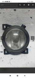 Светодиодная противотуманная балка, фара Led круглая с ангельскими глазками, поворотом и габаритом Autoexpect комплект (05324)