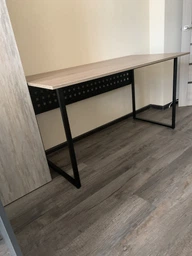 Компьютерный стол Ferrum-decor Майк 75x120x70 черный ДСП Дуб Сан-Марино 16мм фото от покупателей 3