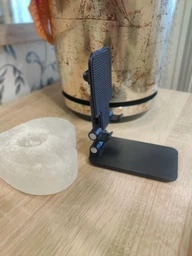 Підставка для телефону, смартфона, планшета Folding desktop phone stand Чорна фото від покупців 10