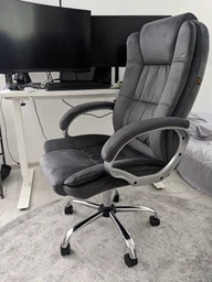 Кресло Barsky Soft Microfiber Grey Soft-03 фото от покупателей 1