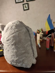 Плед Игрушка, подушка, 3 в 1 Хомяк пушистый LM , мягкая игрушка с пледом внутри фото от покупателей 2