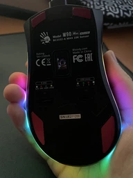 Игровая компьютерная мышка A4tech W90 Max Bloody, Optical, Activated, RGB подсветка Stone Black фото от покупателей 1
