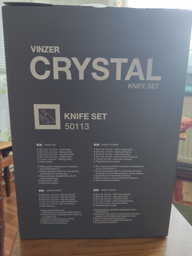 Набор ножей Vinzer Crystal 6 предметов (50113) (5907706501136) фото от покупателей 1