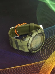 Тактические военные часы Skmei Premium 57300 (Серия Military) Зеленые хаки с термометром D100 фото от покупателей 2