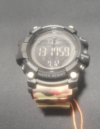 Тактические военные часы Skmei Premium 56939 (Серия Military) Черные с ремнем камуфляж фото від покупців 1