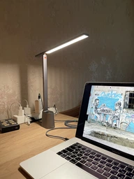 Настольная лампа BASEUS Smart Eye Series Rechargeable Folding Reading Desk Lamp (DGZG-0G) фото от покупателей 4