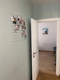 Мудборд держатель для фотографий Wuw 60х45 см белый в комплекте 10 прищепок
