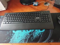 Клавиатура проводная с подставкой SVEN KB-E5500 USB Черная