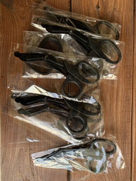 Тактичні медичні ножиці, ножиці парамедичні, чорного кольору, TTM-01 A №1 фото від покупців 5