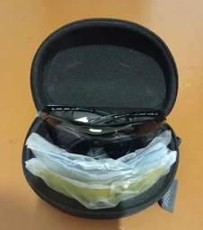Окуляри спортивні RockBros Polarized UV400 5 лінз велосипедні Чорний (WE050411) фото від покупців 19
