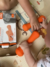 Гантелі неопренові LiveUp Neoprene Dumbbell 2х1 кг пара Orange (LS2002-B1) фото від покупців 1