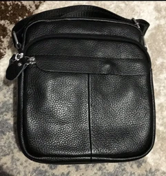 Сумка планшет через плечо мужская из натуральной кожи Laras K100082 Коричневая (ROZ6400034390) фото от покупателей 5