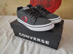 Tenisówki męskie do kostki Converse El Distrito 2.0 167010C 43 Bordowe (888757901814) Zdjęcie od kupującego 1