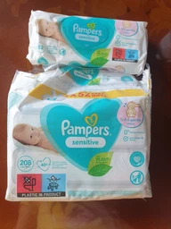 Вологі cepветки дитячі PAMPERS Sensitive 52 шт (8001841041391) фото від покупців 10