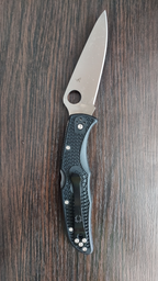 Карманный нож Spyderco Endura Black FRN Flat Ground C10FPBK (871185)