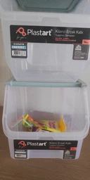 Контейнер для зберігання харчових продуктів Irak Plastik 14 л Сіро-блакитний (10759kmd)
