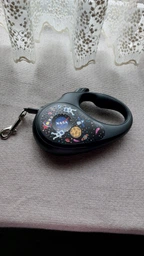 Поводок-рулетка для собак Collar WAUDOG R-leash, рисунок "NASA", S, до 15 кг, 5 м, светоотражающая лента (8124-0047-01)
