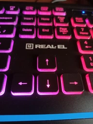 Клавиатура проводная Real-El 8000 Comfort Backlit USB (EL123100033) фото от покупателей 3