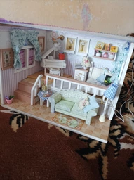 3D Румбокс Інтер'єрний конструктор DIY House Hongda craft «Все для тебе» + Захисний купол (M026)