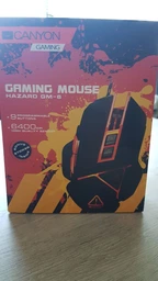 Комп'ютерна миша Canyon Hazard CND-SGM6N Black/Orange USB (CND-SGM6N)