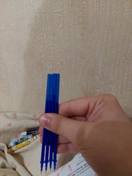Ручки гелевые пиши-стирай ZiBi 0.5 мм Разноцветный корпус 4 шт Синие (ZB.2211-99.Z) фото от покупателей 2