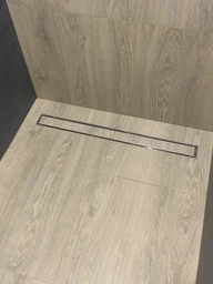 Трап линейный для душа с сухим затвором из нержавеющей стали Fala узор Tile 2 IN 1 Плитка 80см (71605)