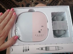 Фрезер для манікюру Bucos Nail Drill X1 PRO ICE BLUE 65 Ват, 40 000 об./мін. фото від покупців 2