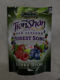 Чай Тянь Шань Лесная Песня зеленый листовой 80 грамм