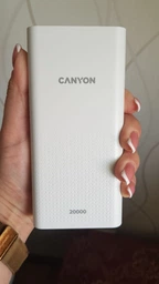 УМБ Canyon Power Bank 20000 mAh PB-2001 White (CNE-CPB2001W)