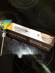 Піновзбивальник для молока електричний Schwarz&Mayer Milk Frother потужний капучінатор піновзбивальник з нержавіючої сталі 2 швидкості + 3 вибіркові трафарети в КОМПЛЕКТІ фото від покупців 17