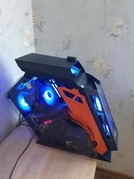 Корпус QUBE Stalker Black-Orange (STALKER FMBU3)