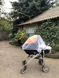 Москитная сетка на коляску люльку универсальная BAVO BabyGuard S-1 фото от покупателей 6