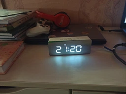 Настольные часы с будильником Beluck Mirror Clock 1 фото от покупателей 13