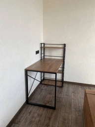 Письменный стол Ferrum-decor Серии Конект c этажеркой 75x120x60 черный ДСП Дуб Сан-Марино 16мм (XK00182) фото от покупателей 14