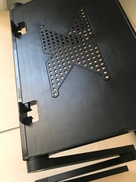 Столик для ноутбука трансформер lowfreetable-3 Black (до 15.6") алюмінієвий з пасивним охолодженням фото від покупців 19