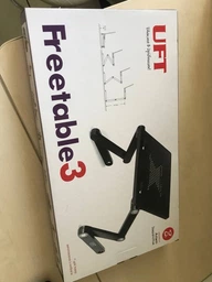 Столик для ноутбука трансформер lowfreetable-3 Black (до 15.6") алюмінієвий з пасивним охолодженням фото від покупців 17