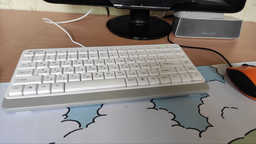 Клавиатура проводная A4Tech FK11 Fstyler Compact Size USB Grey (4711421953313) фото от покупателей 17