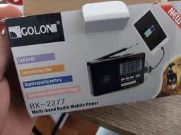 Кишеньковий всехвильовий портативний FM-радіоприймач з ліхтариком Golon RX 8866 на батареях або акумуляторі BL-5C фото від покупців 9