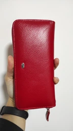 Большой женский кошелек Classic из натуральной кожи DR. BOND PR-181203-30462 красный