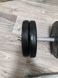 Гантелі набірні Newt Rock Pro-R композитні в пластиковій оболонці pro 2 шт по 9 кг (NE-PL-R-009-2) фото від покупців 11