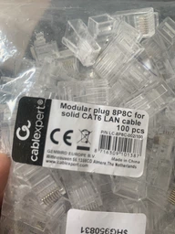 Конектор Cablexpert RJ-45 Cat.6 8P8C LC-8P8C-002/100 100 шт.