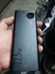 Павербанк 20000 mAh 22.5W Power Bank Baseus Adaman Портативный Аккумулятор Внешний Аккумулятор повербанк с быстрой зарядкой QC3.0+PD3.0 (PPAD000101) Черный