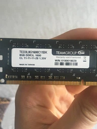Модуль памяти DDR3 8GB/1600 Team Elite (TED38G1600C1101)