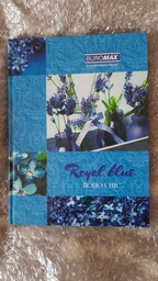 Книга канцелярська Buromax Boho Chic A4 в клітинку 96 аркушів Фіолетова (BM.2400-207)