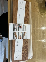 Полки настенные, навесные для ванной, гостинной, кухни 600*160*25 мм Американский орех Wood Wedge фото от покупателей 3